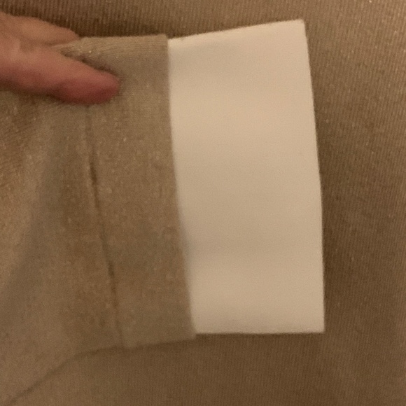 Karl Lagerfeld Metallic Gold sweater, size X-LARGE - Picture 4 of 6